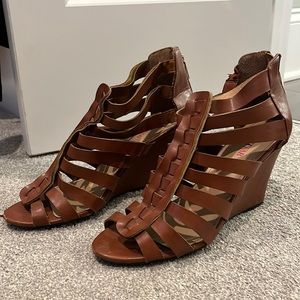 Brown Wedge Heels
